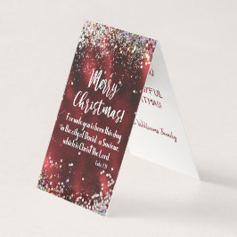Tarjeta Navidades KJV Escritura Navidades cristianos alegr