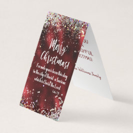 Tarjeta Navidades KJV Escritura Navidades cristianos alegr