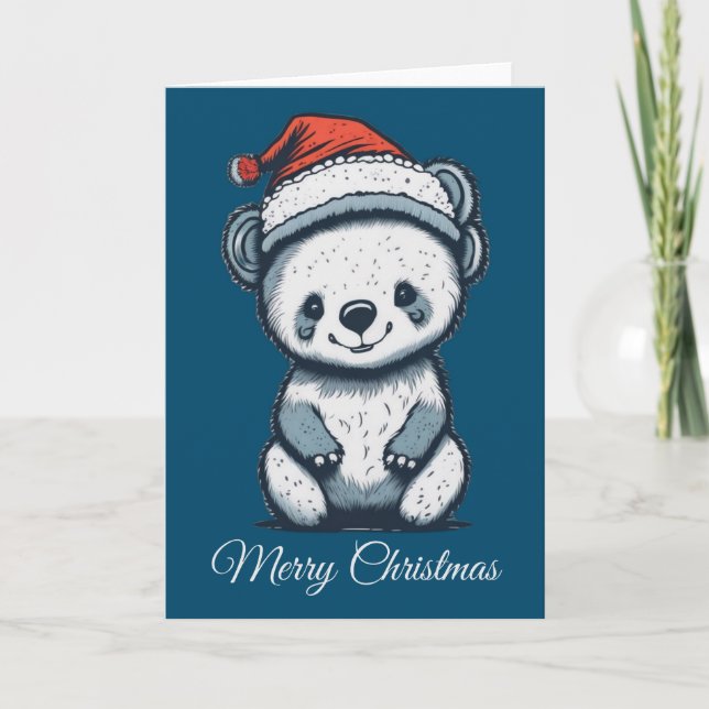 Tarjeta Navidades Koala Bear (Anverso)