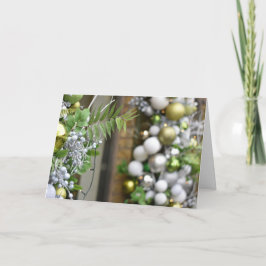 Tarjeta Navidades Luces Decoraciones Fotografía de Londres