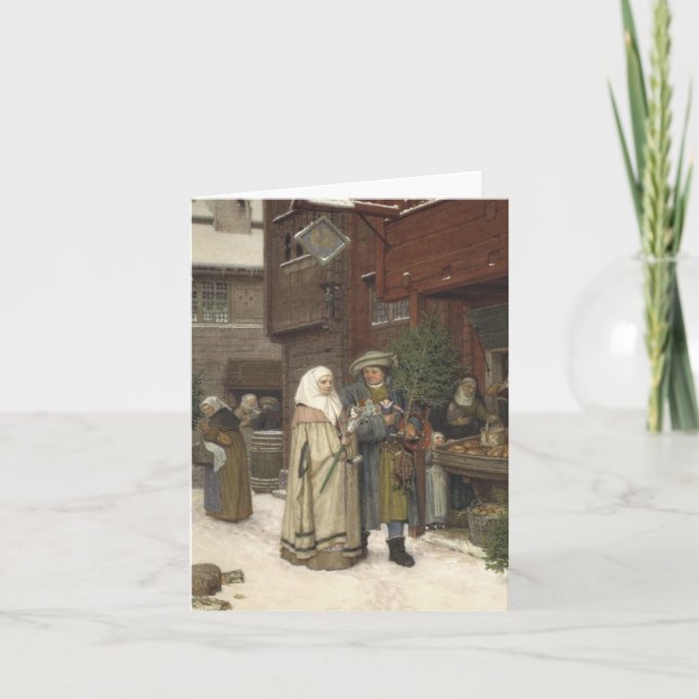 Tarjeta Navidades medievales (Anverso)