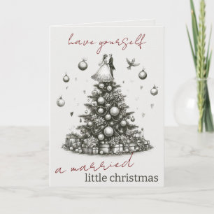 Tarjeta Navidades menores casados