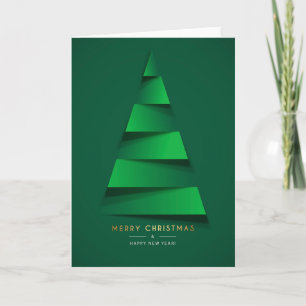 Tarjeta Navidades - Merry X-Mas Tree Grn