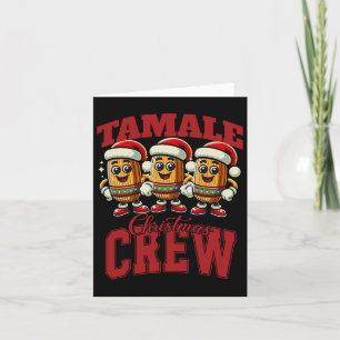 Tarjeta Navidades mexicanos divertidos, Tamale Mamáes