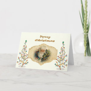 Tarjeta Navidades militares para diseño victoriano de mari