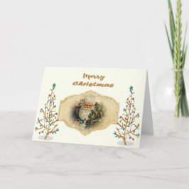 Tarjeta Navidades militares para diseño victoriano de mari