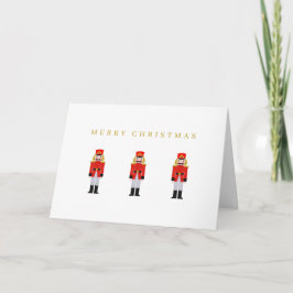Tarjeta Navidades minimalistas festejan a cachiporras roja