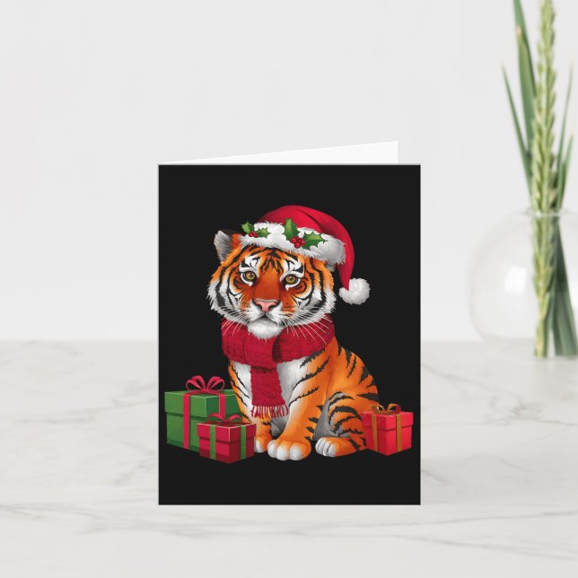 Tarjeta Navidades navideños en Santa Bengala (Anverso)