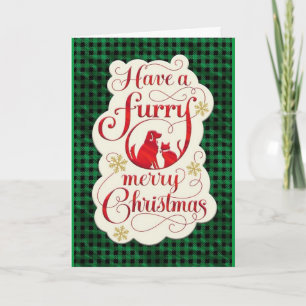 TARJETA NAVIDADES PARA PERROS GROOMER/VETERINARIO/MÁS