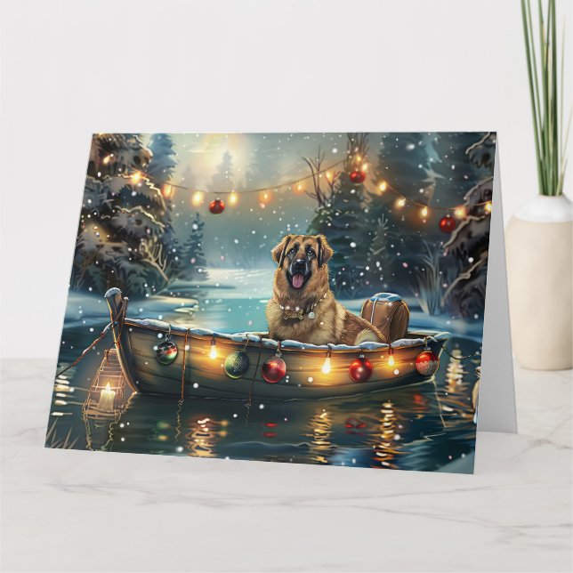 Tarjeta Navidades Pastores de Anatolia (Anverso)