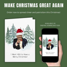 Navidades patrióticos de Donald Trump