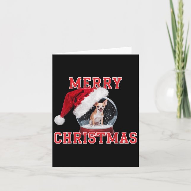 Tarjeta Navidades perinos de Navidad (Anverso)