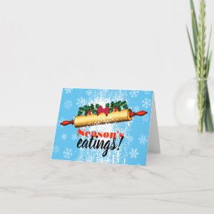 Tarjeta Navidades personalizados de horneado de alfileres 