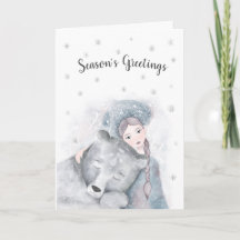 Navidades personalizados encantados de osito y Chi