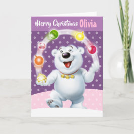 Tarjeta Navidades Personalizados gritan "Feliz Navidad, tu