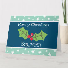 Navidades personalizados Holly & Berries