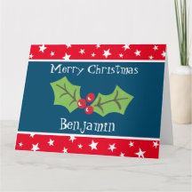 Navidades personalizados Holly & Berries