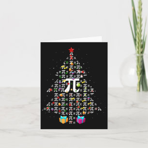 Tarjeta Navidades Pi Divertidas Matemáticas Navidades De P