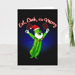 Tarjeta Navidades Pickleball