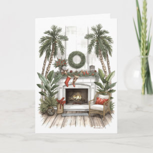 Tarjeta Navidades por palmas