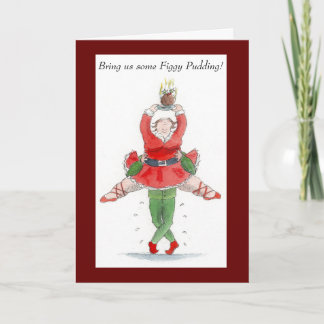 Tarjeta Navidades Pudding Fairy