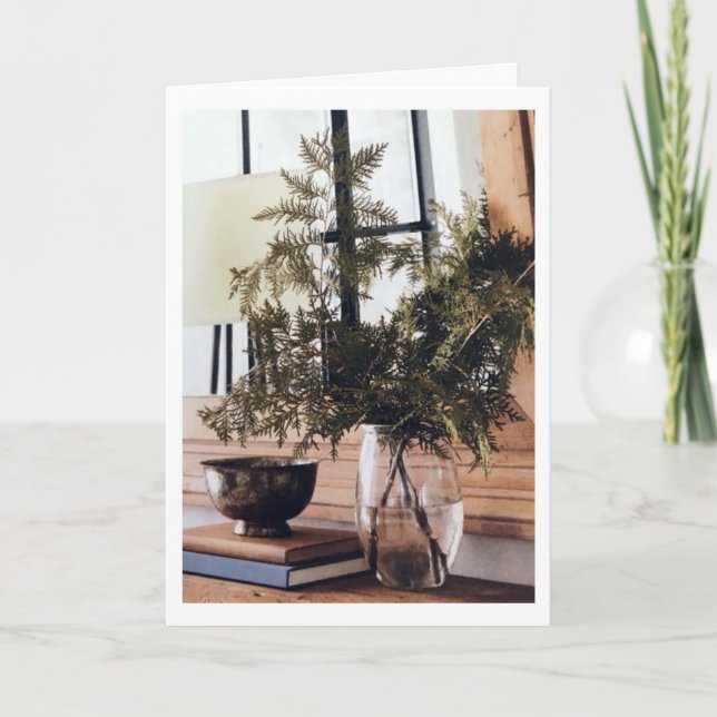 TARJETA NAVIDADES QUE DESEAN EL ESTILO DE LAS CASAS (Anverso)