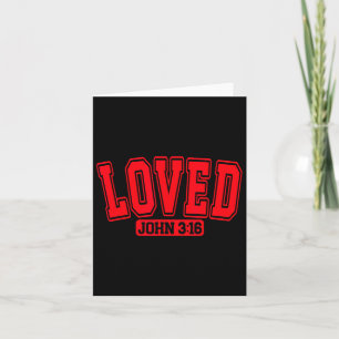 Tarjeta Navidades queridos Valentine John 316 Christian Ha