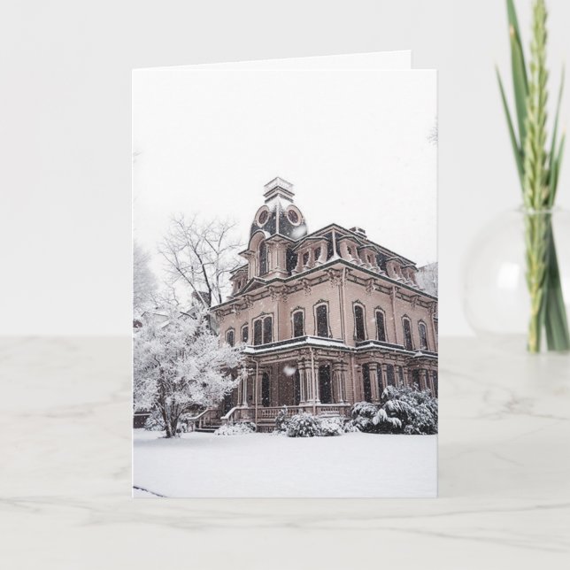 Tarjeta Navidades Raleigh NC Carolina del Norte Arquitectu (Anverso)