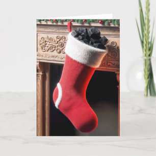 Tarjeta Navidades Rebosantes De Carbón
