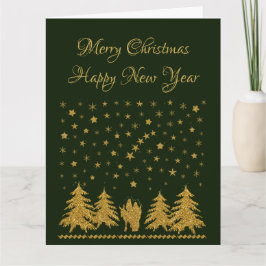 Tarjeta Navidades religiosos Virgen María, San José, Jesús