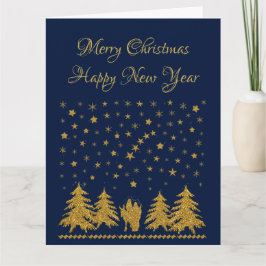 Tarjeta Navidades religiosos Virgen María, San José, Jesús