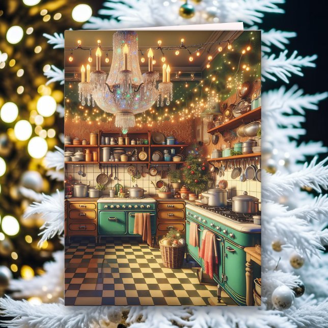 Tarjeta Navidades retro de vacaciones en Kitsch (Subido por el creador)