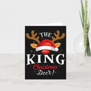 Tarjeta Navidades Reyes Deer Pjs Familia Xmas