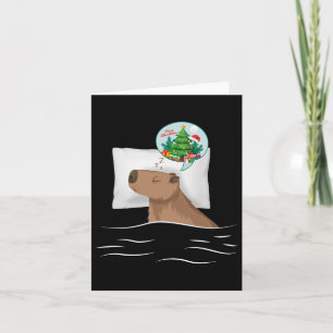 Tarjeta Navidades roedores sueñan C