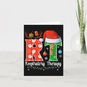 Tarjeta Navidades Rt Navidades de terapia respiratoria Rt