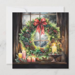 Tarjeta Navidades rusos iluminados corean