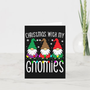 Tarjeta Navidades S Para La Familia Cute Gnome Regalos Xma