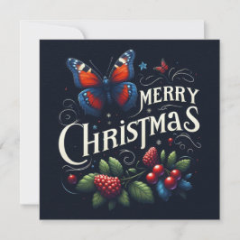 Tarjeta Navidades saludando tarjetas.