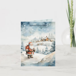 Tarjeta Navidades Santa