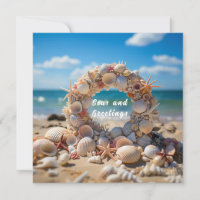Navidades Seashells Starfish Coral Pearls