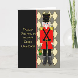 Tarjeta Navidades, Soldado de Nutcracker, Nieto