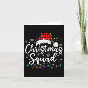 Tarjeta Navidades Squad Family Grupo Navidades de coincide