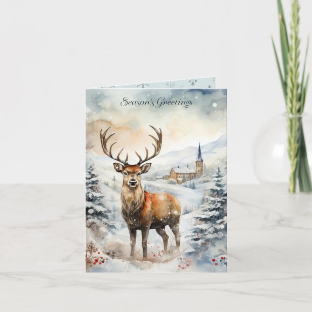 Tarjeta Navidades Stag