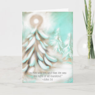 Tarjeta navidades "Su Luz"