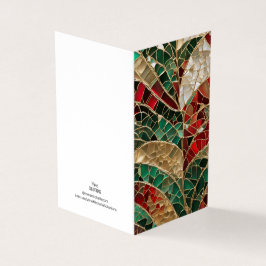 Tarjeta Navidades temáticos de vacaciones Arte de vidrio r