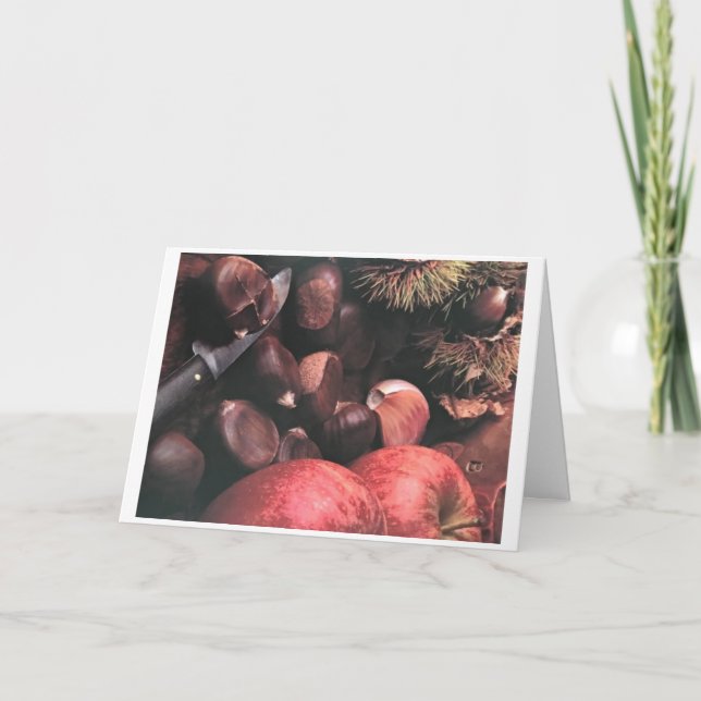TARJETA NAVIDADES TRAEN RECUERDOS Y RECUERDOS DE FAMILIA (Anverso)