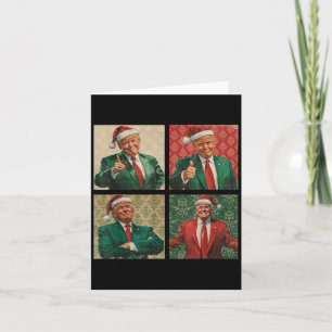 Tarjeta Navidades Trump, Merry Vibes, mi presidente, 2024 