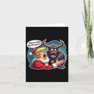 Tarjeta Navidades Trump Santa Claus Comen Al Kr