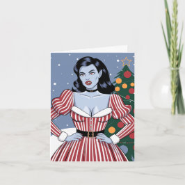 Tarjeta Navidades Vampire Lady