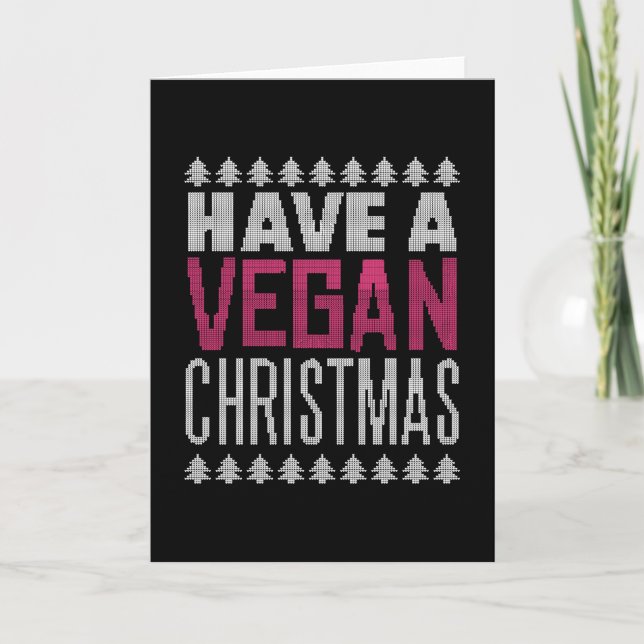 TARJETA NAVIDADES VEGAN (Anverso)